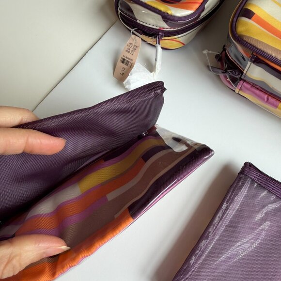 NWT Victoria Secret Travel Case Cosmetic Bags S/6 - Picture 7 of 15